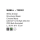 Aplica SHELL Nova Luce Modern, E27, 702201, Grecia