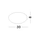 Plafoniera SHELL Nova Luce Modern, E27, 702202, Grecia