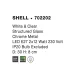 Plafoniera SHELL Nova Luce Modern, E27, 702202, Grecia