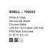 Plafoniera SHELL Nova Luce Modern, E27, 702203, Grecia