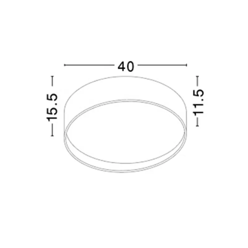 Plafoniera FANO Nova Luce Modern, Led, 71045001, Grecia