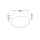 Plafoniera FANO Nova Luce Modern, Led, 71045001, Grecia