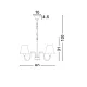 Candelabru ELIZABETH Nova Luce Clasic, E14, 7120022, Grecia