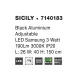 Lampadar SICILY Nova Luce Modern, Led, 7140183, Grecia