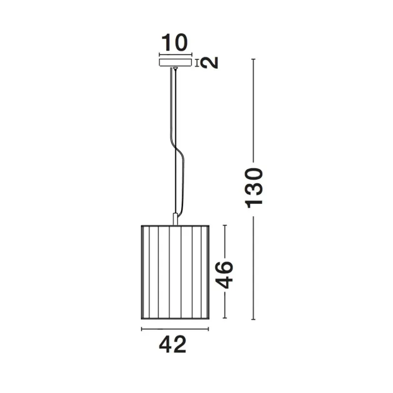 Suspensie CELSO Nova Luce Modern, E27, 7252602, Grecia