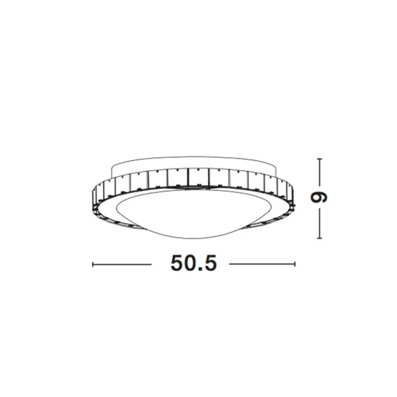 Plafoniera PALERMO Nova Luce Elegant, E27, 7311403, Grecia