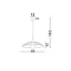 Pendul SHELL Nova Luce Clasic, E27, 7326501, Grecia