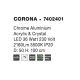 Suspensie CORONA Nova Luce Modern, Led, 7402401, Grecia