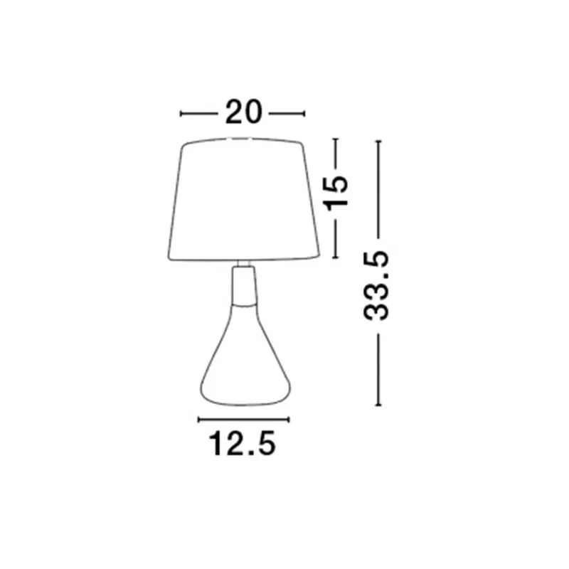 Veioza MONTES Nova Luce Modern, E14, 7605166, Grecia