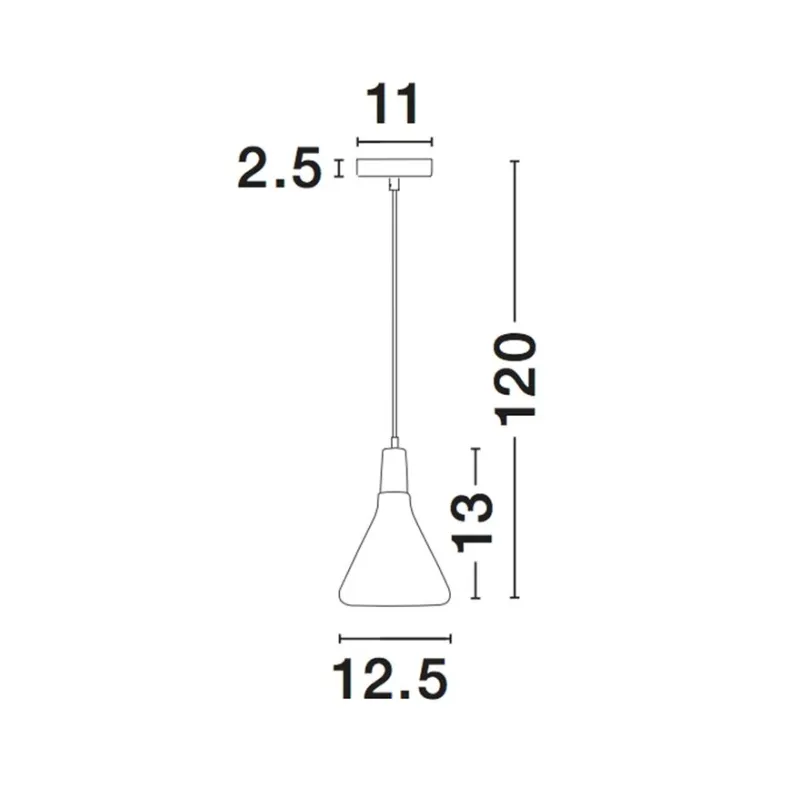 Pendul VENANZIO Nova Luce Modern, E14, 7605174, Grecia
