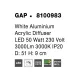 Plafoniera GAP Nova Luce Modern, Led, 8100983, Grecia