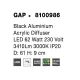 Plafoniera GAP Nova Luce Modern, Led, 8100986, Grecia