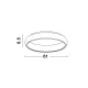 Plafoniera ALBI Nova Luce Modern, Led, 8105611, Grecia