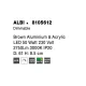 Plafoniera ALBI Nova Luce Modern, Led, 8105612, Grecia