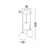Suspensie BLAZE Nova Luce Modern, E27, 8142681, Grecia
