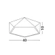 Plafoniera DARIUS Nova Luce Modern, E27, 8186204, Grecia