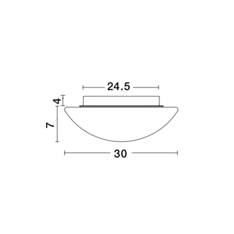 Plafoniera BREST Nova Luce Modern, E27, 832402, Grecia