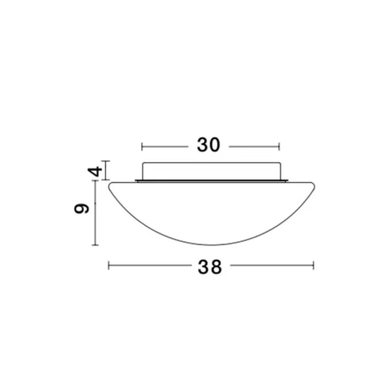 Plafoniera BREST Nova Luce Modern, E27, 832403, Grecia