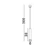 Pendul Tehnic GIA Nova Luce Modern, GU10, 834870, Grecia