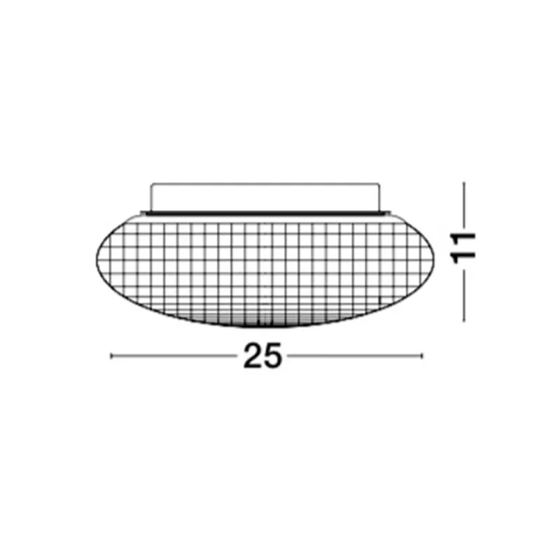 Plafoniera SENS Nova Luce Modern, E27, 838124, Grecia