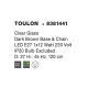 Pendul TOULON Nova Luce Modern, E27, 8381441, Grecia
