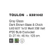 Pendul TOULON Nova Luce Modern, E27, 8381442, Grecia