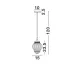 Pendul NORD Nova Luce Modern, E14, 838180, Grecia