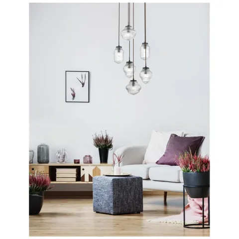 Suspensie NORD Nova Luce Modern, E14, 838186, Grecia