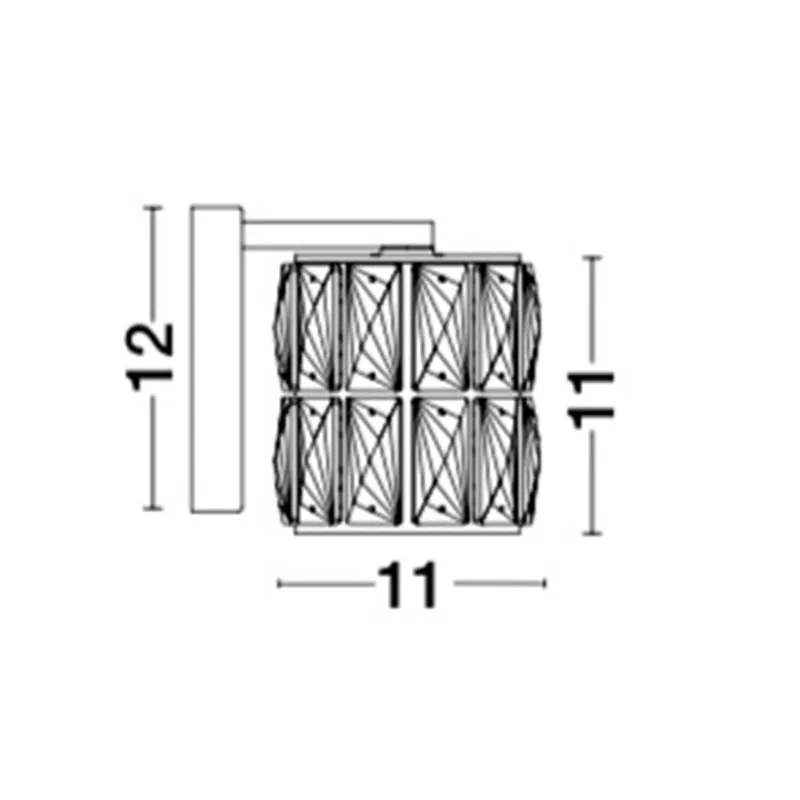 Aplica NICE Nova Luce Elegant, G9, 8538102, Grecia