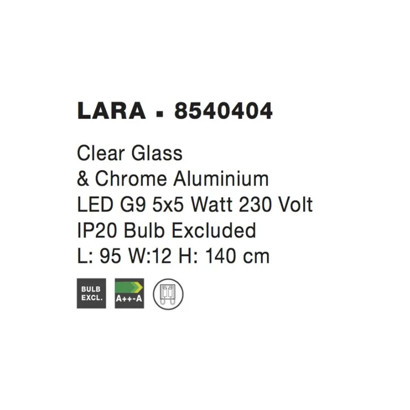 Suspensie LARA Nova Luce Elegant, G9, 8540404, Grecia