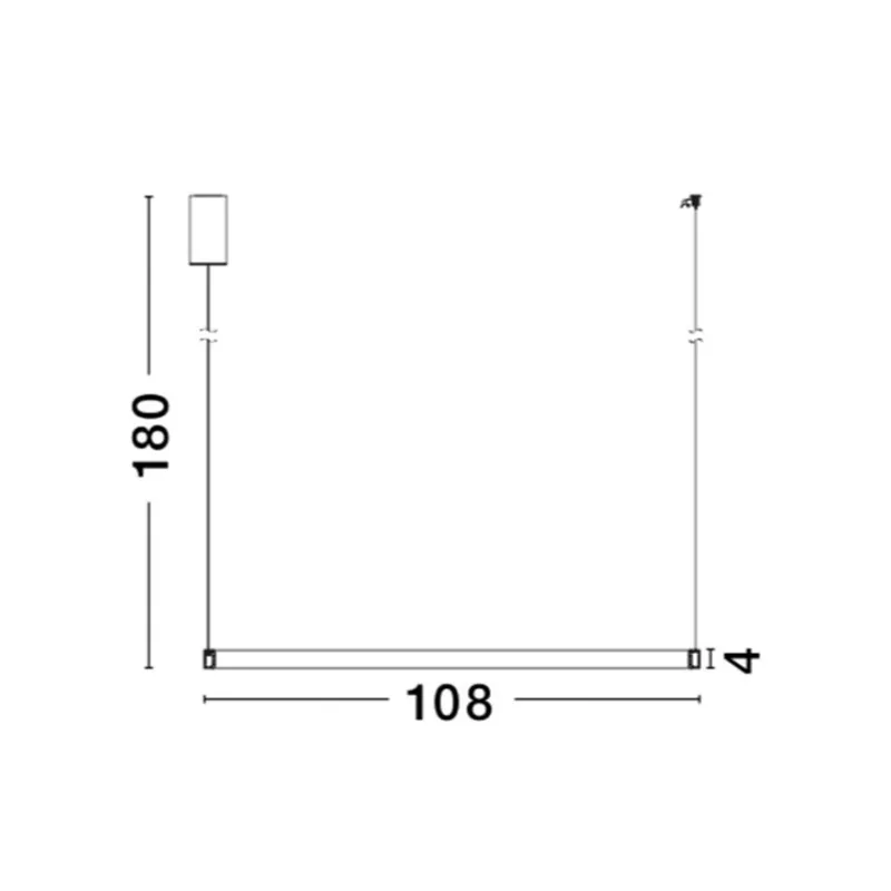 Suspensie ORLANDO Nova Luce Modern, 86016801, Grecia