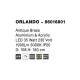 Suspensie ORLANDO Nova Luce Modern, 86016801, Grecia