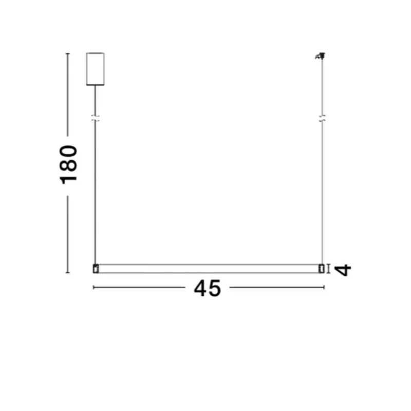 Suspensie ORLANDO Nova Luce Modern, Led, 86016804, Grecia