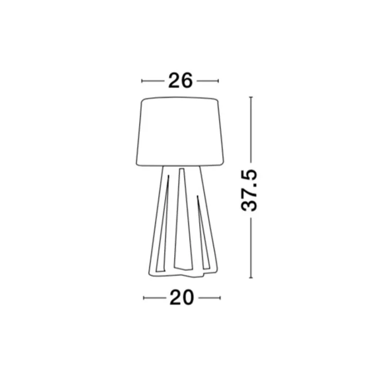 Veioza DEREK Nova Luce Modern, E27, 8700302, Grecia