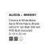 Veioza ALICIA Nova Luce Modern, E14, 8805201, Grecia
