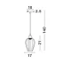Pendul SAGE Nova Luce Modern, E27, 8809702, Grecia