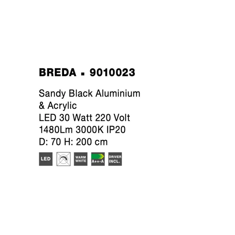 Suspensie BREDA Nova Luce Modern, Led, 9010023, Grecia