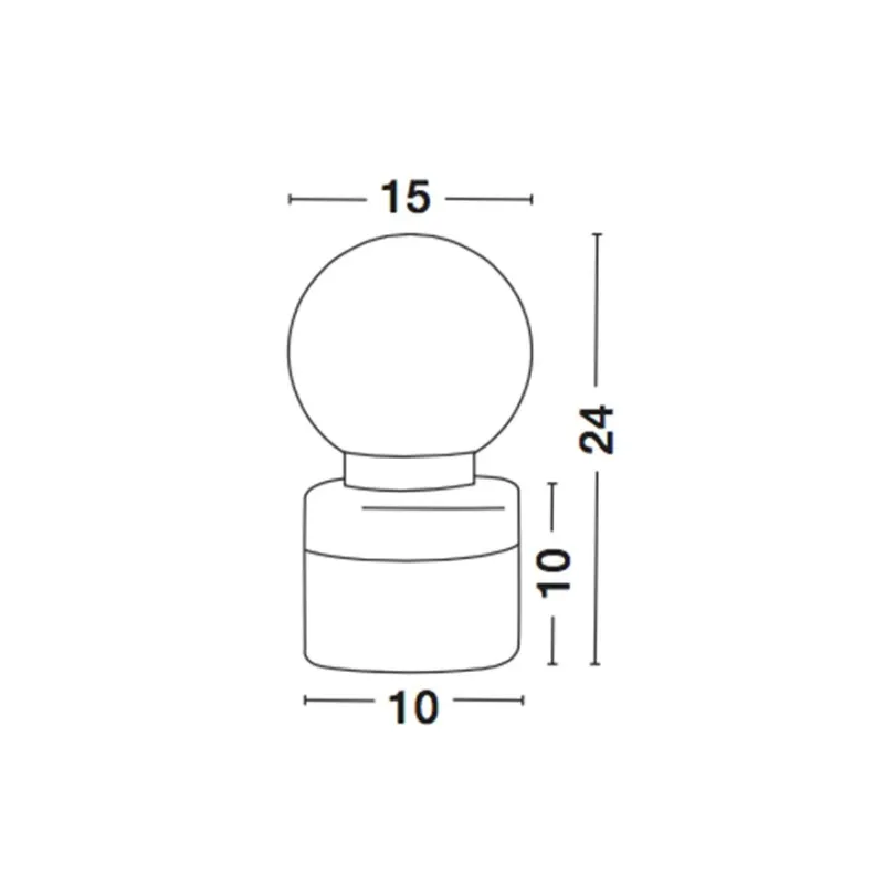 Lampa de Birou JULIET Nova Luce Modern, E14, 9010264, Grecia