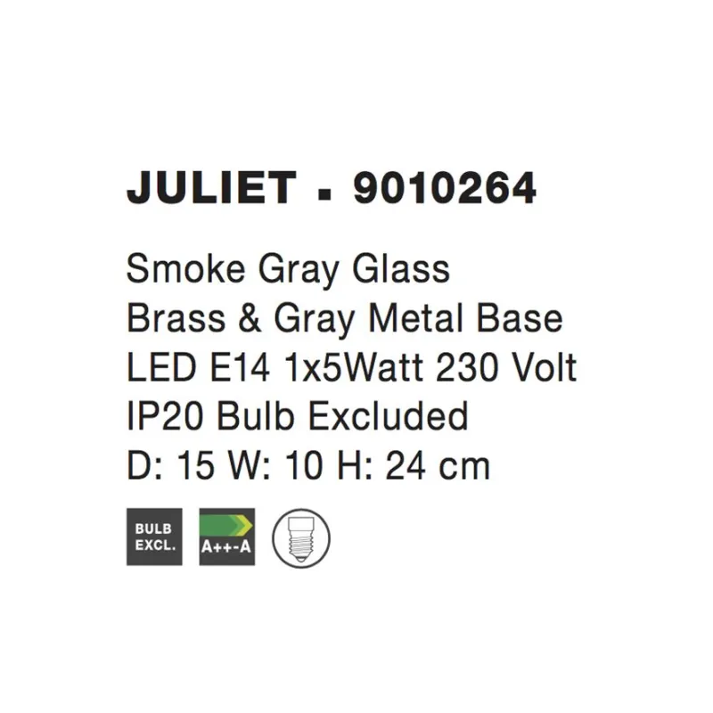 Lampa de Birou JULIET Nova Luce Modern, E14, 9010264, Grecia