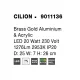 Veioza CILION Nova Luce Modern, Led, 9011136, Grecia