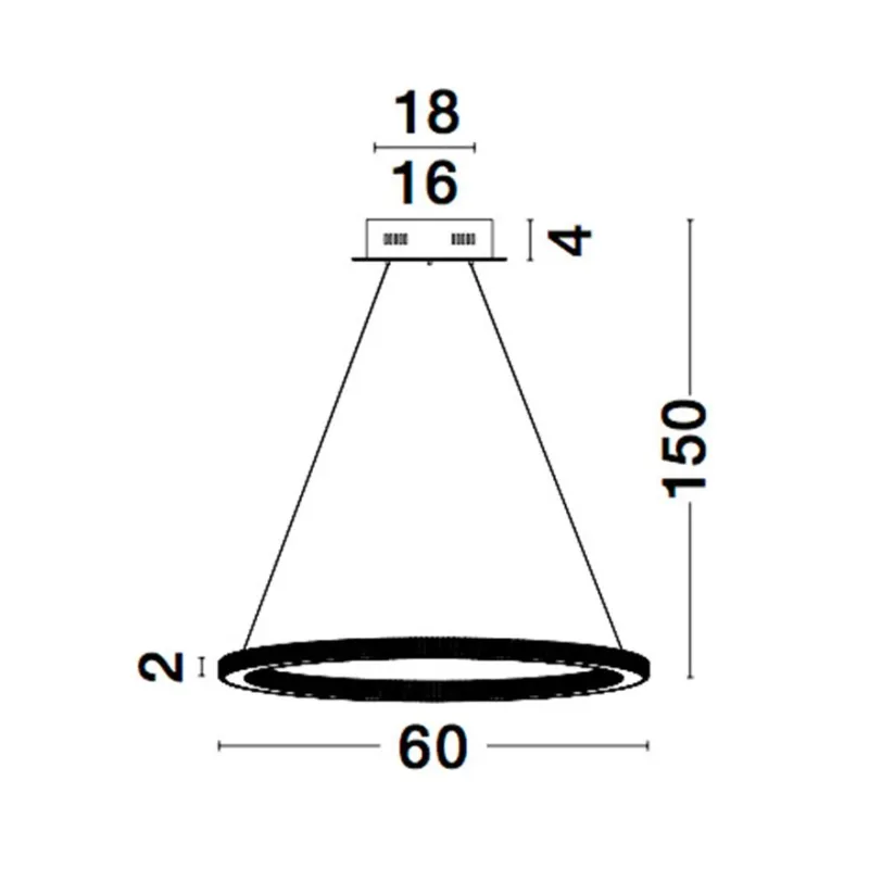 Suspensie CILION Nova Luce Modern, Led, 9011138, Grecia
