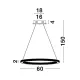 Suspensie CILION Nova Luce Modern, Led, 9011138, Grecia