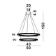 Suspensie CILION Nova Luce Modern, Led, 9011139, Grecia