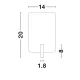 Aplica Tehnica ZEN Nova Luce Modern, Led, 9018501, Grecia