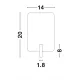 Aplica Tehnica ZEN Nova Luce Modern, Led, 9018502, Grecia