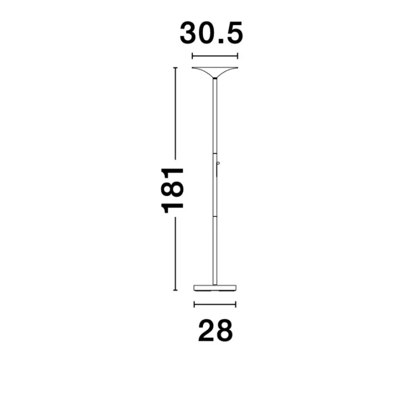 Lampadar Tehnic ROCCO Nova Luce Modern, Led, 9020101, Grecia