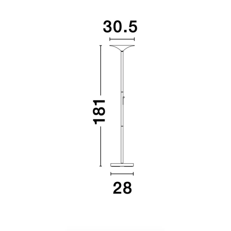 Lampadar Tehnic ROCCO Nova Luce Modern, Led, 9020102, Grecia