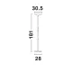 Lampadar Tehnic ROCCO Nova Luce Modern, Led, 9020102, Grecia