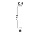 Lampadar Tehnic ROCCO Nova Luce Modern, Led, 9020104, Grecia