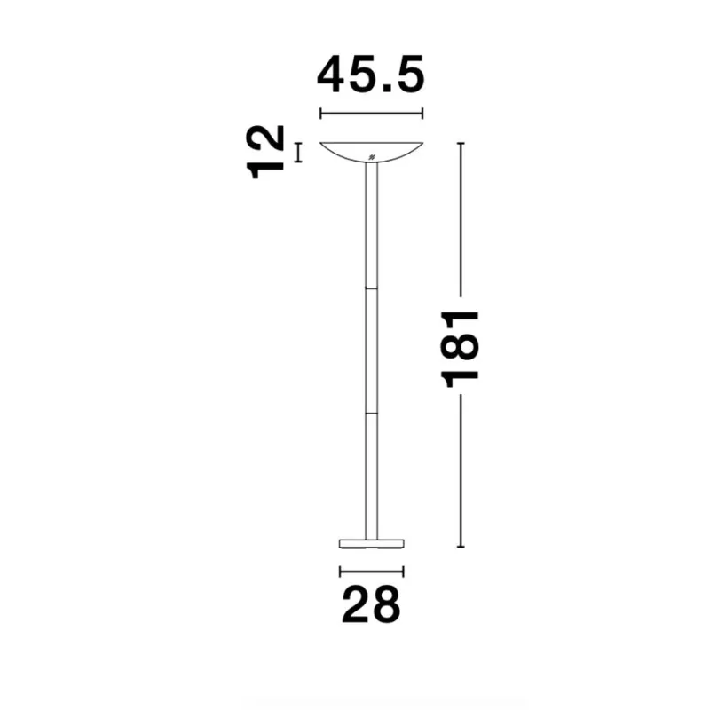 Lampadar Tehnic ROCCO Nova Luce Modern, Led, 9020301, Grecia